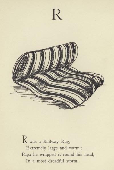 De letter R door Edward Lear